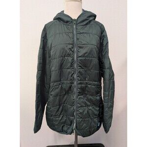 Woolrich Evergreen Lightweight Wool Insulated Puffer Jacket sz 2XL 2 Way Zipper